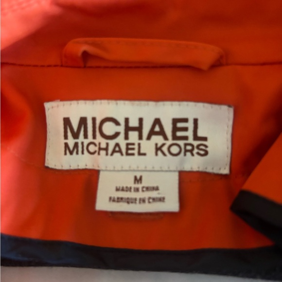Michael Kors Bold Orange Trench Coat - Picture 4 of 7